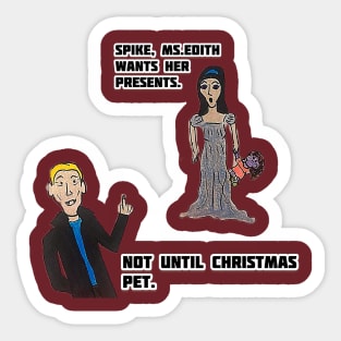 A Spike & Dru Christmas Sticker